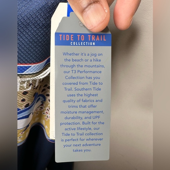 Southern Tide Skipjack Deep Sea Long Sleeve Graphic T Shirt Men Size L - Picture 7 of 16